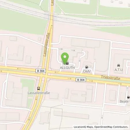 Standortübersicht der Tankstelle Allguth Tankstelle in 80993 München-Moosach