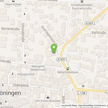 Standortübersicht der Tankstelle Esso Station in 71706 Markgröningen