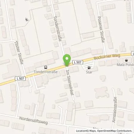 Standortübersicht der Tankstelle Star Tankstelle in 59065 Hamm