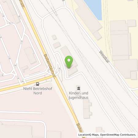 Standortübersicht der Autogas (LPG) Tankstelle: Tankautomat Knauber in 50735, Köln-Niehl