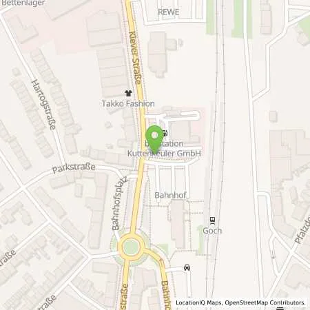Standortübersicht der Tankstelle BFT Station Felix Röder in 47574 Goch