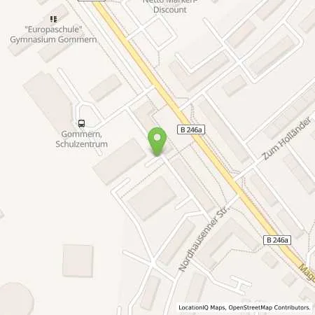 Standortübersicht der Tankstelle TOTAL Tankstelle in 39245 Gommern