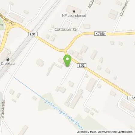 Standortübersicht der Tankstelle Agip Tankstelle in 03116 Drebkau