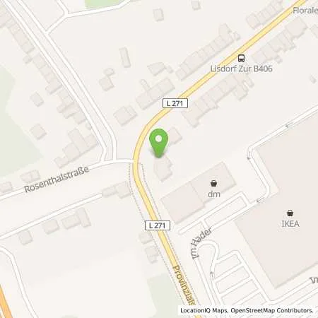 Standortübersicht der Tankstelle JET Tankstelle in 66740 Saarlouis (Lisdorf)