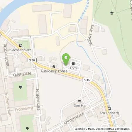 Standortübersicht der Tankstelle TOTAL Tankstelle in 01705 Freital