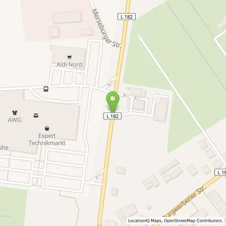 Standortübersicht der Tankstelle Jet Weissenfels in 06667 Weißenfels