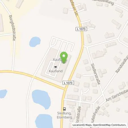 Standortübersicht der Tankstelle Kaufland Tankstelle in 07607 Eisenberg