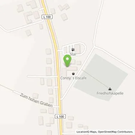 Standortübersicht der Tankstelle Star Tankstelle in 16348 Wandlitz