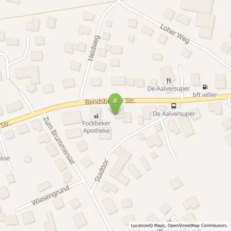 Standortübersicht der Tankstelle Star Tankstelle in 24787 Rendsburg