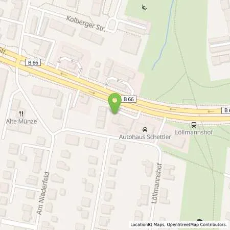 Standortübersicht der Tankstelle Aral Tankstelle (LPG der Aral AG) in 33605 Bielefeld