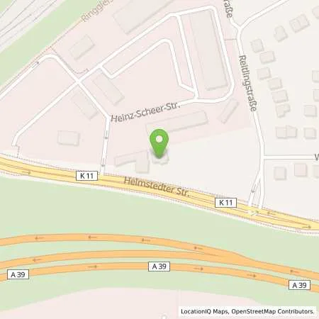 Standortübersicht der Tankstelle Wilfried Heinrichs (DEA) in 38126 Braunschweig