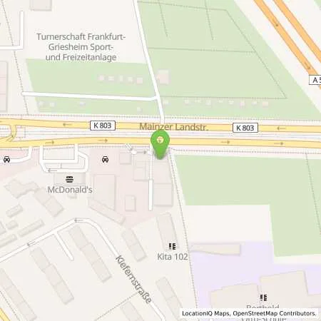 Standortübersicht der Tankstelle Reifen Diehl in 65933 Frankfurt am Main