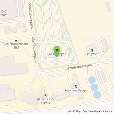 Standortübersicht der Tankstelle Aral Tankstelle (LPG der Aral AG) in 97337 Dettelbach