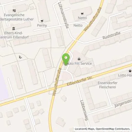 Standortübersicht der Tankstelle Shell Station Yimporn GmbH in 21075 Hamburg (Harburg)