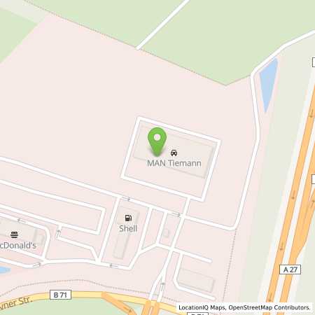 Standortübersicht der Autogas (LPG) Tankstelle: Shell in 27572, Bremerhaven
