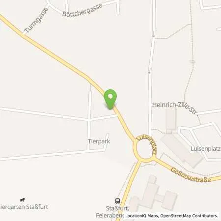 Standortübersicht der Tankstelle Kaufland Tankstelle in 39418 Stassfurt