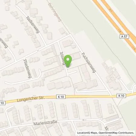 Standortübersicht der Tankstelle Coelln Gas GmbH in 50767 Köln