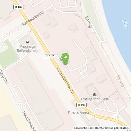 Standortübersicht der Tankstelle TOTAL -Tankstelle W. Schmidt in 01591 Riesa