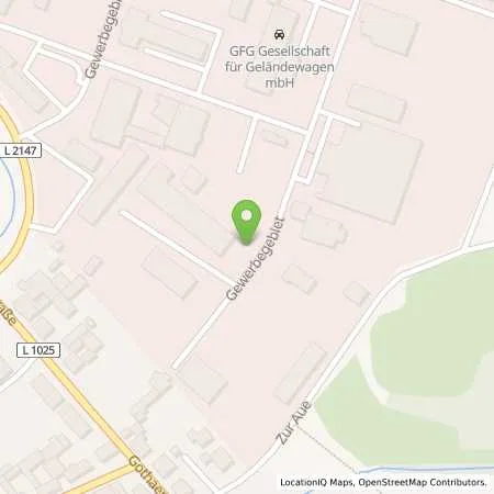 Standortübersicht der Tankstelle Grenz Gas Teschke in 25923 Süderlügum