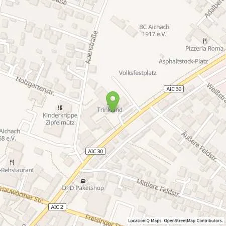 Standortübersicht der Tankstelle RAN Tankstelle in 86551 Aichach