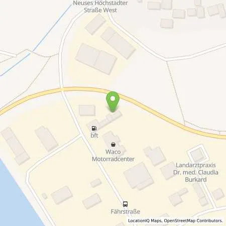 Standortübersicht der Tankstelle bft Tankstelle Kügel in 91330 Neuses