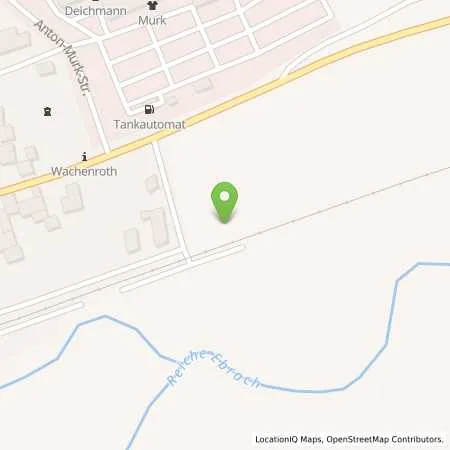 Standortübersicht der Tankstelle Murk GmbH & Co. KG in 96193 Wachenroth