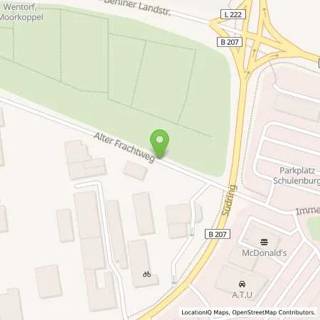 Standortübersicht der Tankstelle Star Tankstelle in 21465 Wentorf