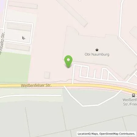 Standortübersicht der Tankstelle Jet Tankstelle Naumburg in 06618 Naumburg