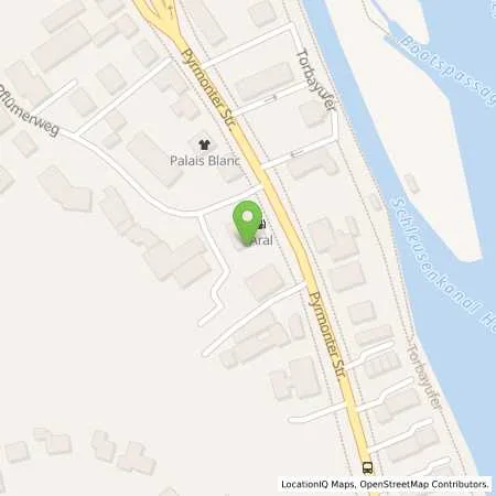 Standortübersicht der Tankstelle Aral in 31789 Hameln