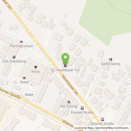 Standortübersicht der Autogas (LPG) Tankstelle: Q1 Tankstelle Herr Heppel  in 33102, Paderborn