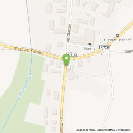 Standortübersicht der Tankstelle Sprint Tankstelle Frau Richter in 15831 Mahlow (Glasow)