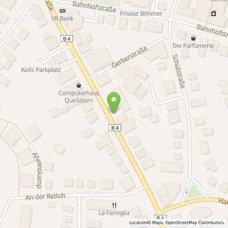 Standortübersicht der Tankstelle Gummi Grassau Tyre-X-pert in 25712 Quickborn