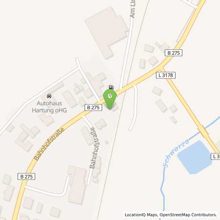 Standortübersicht der Autogas (LPG) Tankstelle: AVIA Tankstelle Hartung in 36355, Grebenhain