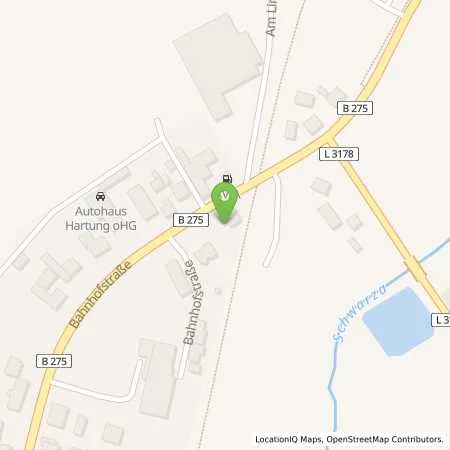 Standortübersicht der Tankstelle AVIA Tankstelle Hartung in 36355 Grebenhain