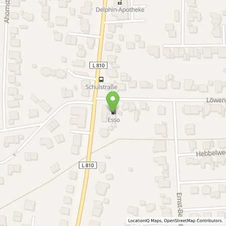 Standortübersicht der Tankstelle ESSO Tankstelle Thorsten Tennie in 44534 Lünen