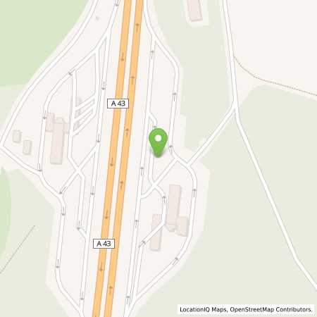 Standortübersicht der Autogas (LPG) Tankstelle: BAT Hohe Mark Ost (LPG der Aral AG) in 45721, Haltern