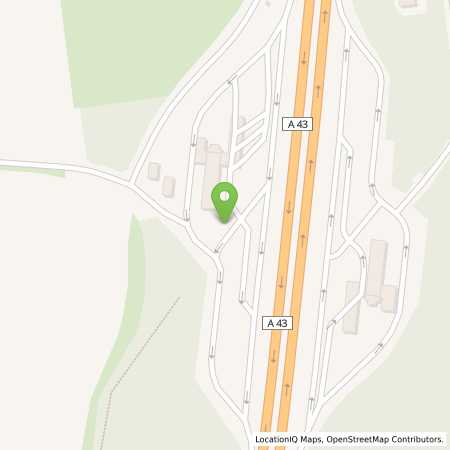 Standortübersicht der Autogas (LPG) Tankstelle: BAT Hohe Mark West (LPG der Aral AG) in 45721, Haltern