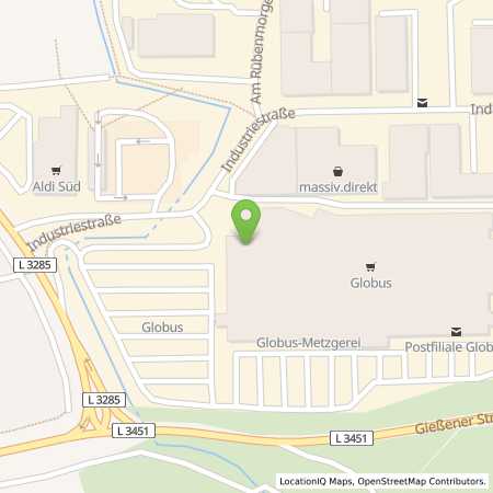 Standortübersicht der Autogas (LPG) Tankstelle: Globus Handelshof GmbH & Co. KG in 35582, Dutenhofen-Wetzlar