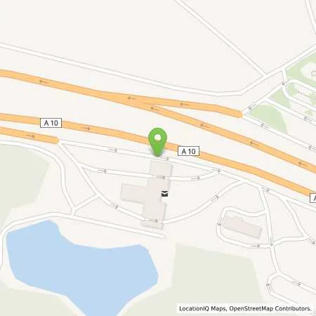 Standortübersicht der Tankstelle Total Station Michendorf Süd in 14552 Michendorf