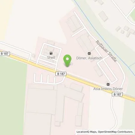 Standortübersicht der Tankstelle Shell Station Knape Tankstellen GmbH in 06869 Coswig