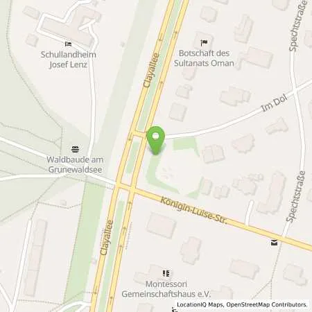 Standortübersicht der Tankstelle Esso Station Inh. Monika Fischer in 14195 Berlin (Dahlem)