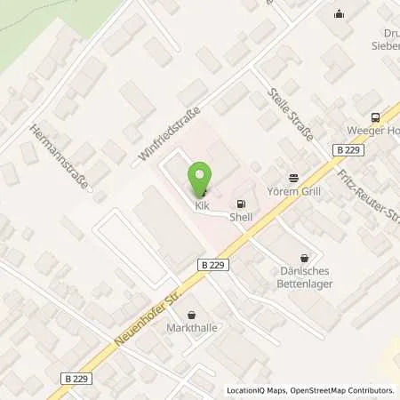 Standortübersicht der Tankstelle Mc Gas, Hans-Georg Wortmann in 42657 Solingen