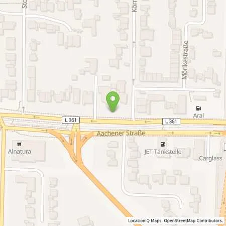 Standortübersicht der Tankstelle Aral Tankstelle (LPG der Aral-AG) in 50858 Köln