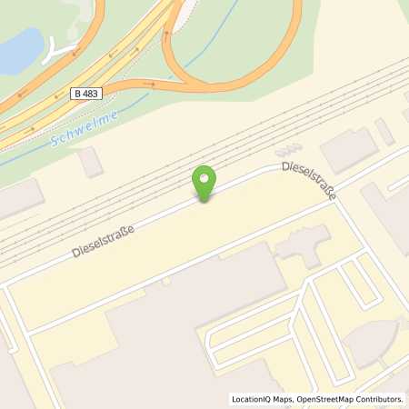 Standortübersicht der Autogas (LPG) Tankstelle: Caratgas GmbH & Co. KG in 42389, Wuppertal