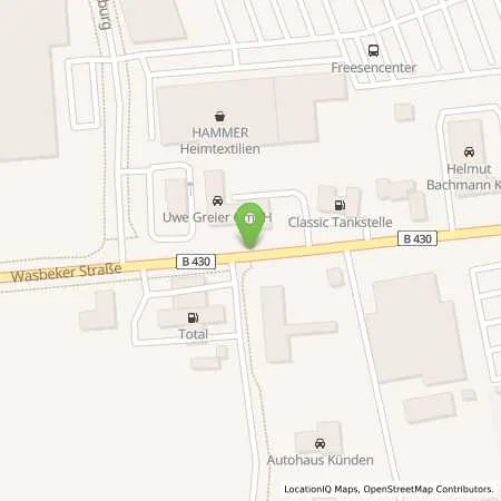 Standortübersicht der Tankstelle Classic-Tankstelle in 24537 Neumünster