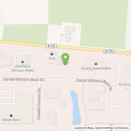 Standortübersicht der Tankstelle Autohaus Seyffarth Betrieb der AZM GmbH in 04720 Döbeln