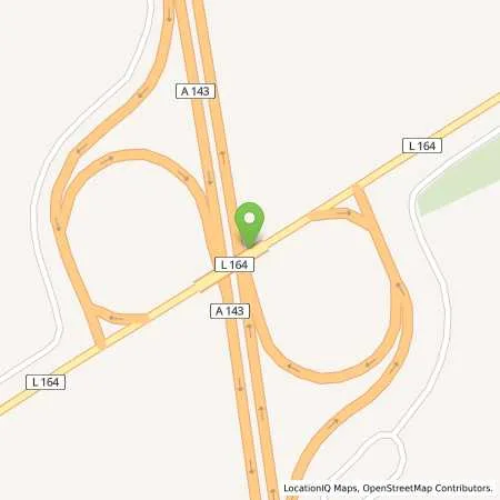 Standortübersicht der Tankstelle TOTAL in 06179 Langenbogen