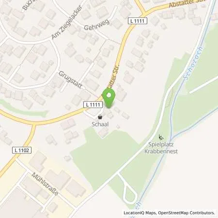 Standortübersicht der Tankstelle Freie Tankstelle August Schaal in 74199 Untergruppenbach (Unterheinriet)