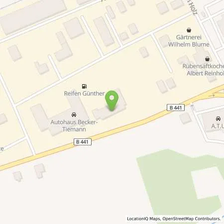 Standortübersicht der Tankstelle Reifen Günther in 31515 Wunstorf