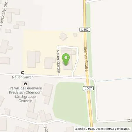 Standortübersicht der Tankstelle Reifen Günther in 32631 Preußisch (Oldendorf)